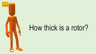 How Thick Is A Rotor