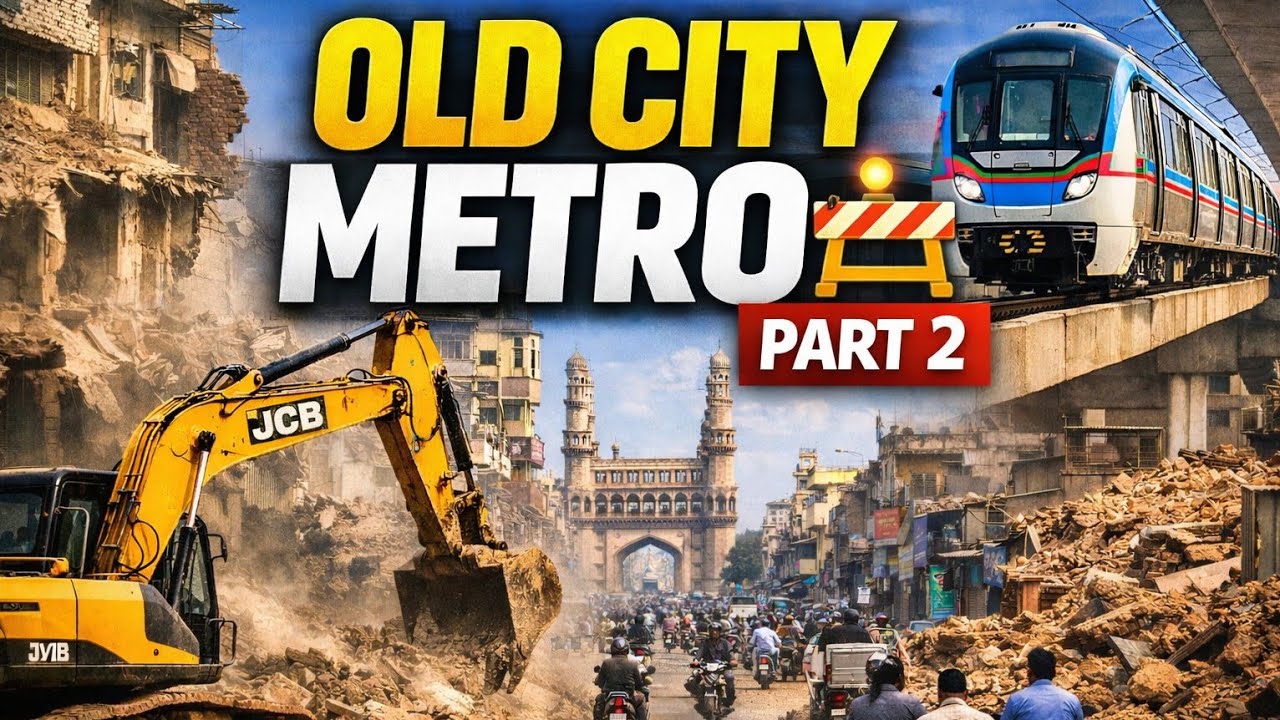 Hyderabad Old City Metro Update 🚇 | Massive Road Widening Reality on Ground