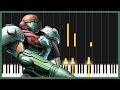 Title Theme - Metroid Prime 3 [Piano Tutorial] (Synthesia) // Torby Brand