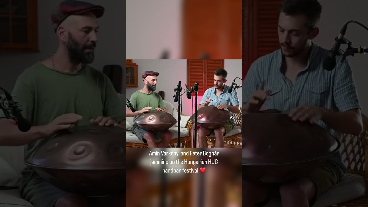 Amín Varkonyi & Peter Bognár #jamming #handpan #handpanmusic