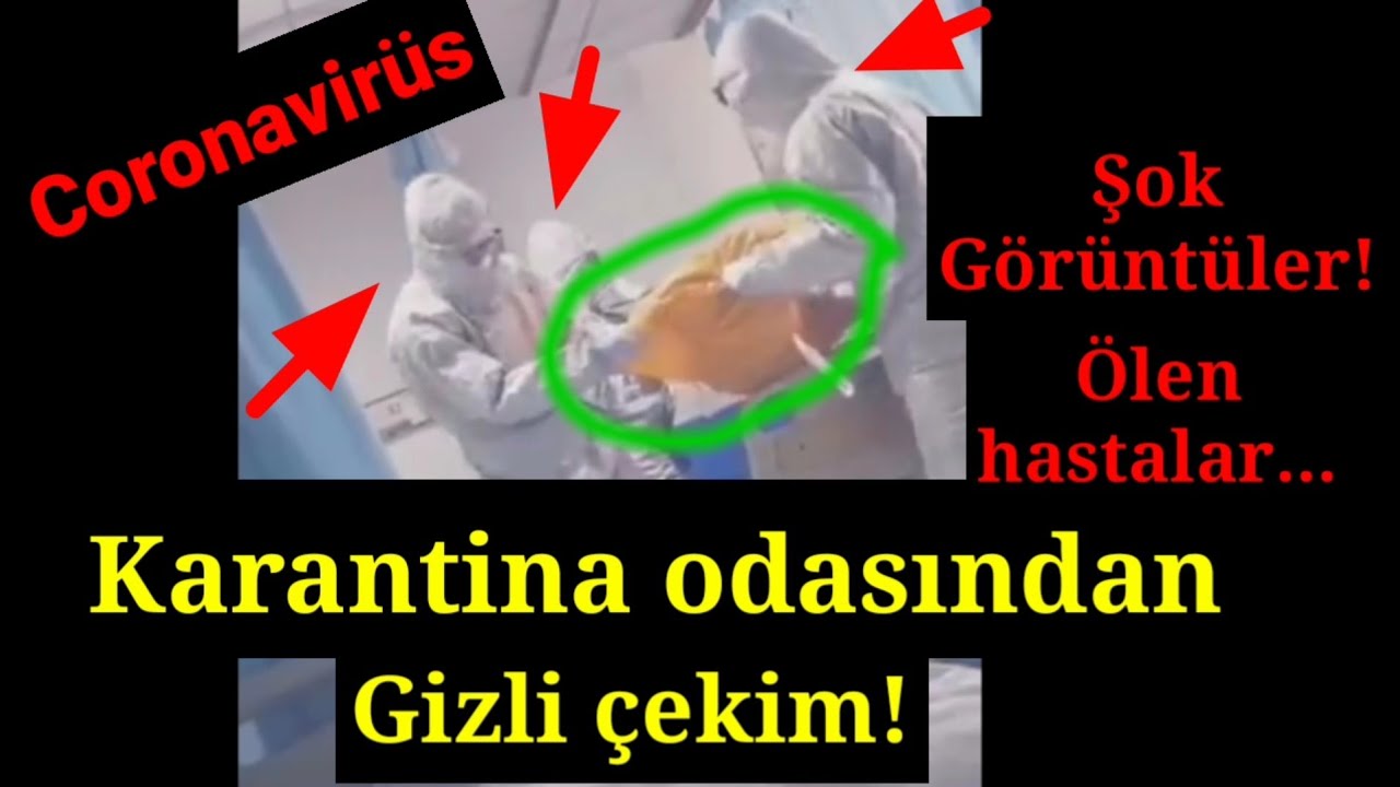 Görüntüler ürpertici!!! Bir hasta karantina odasında gizli çekim yaptı