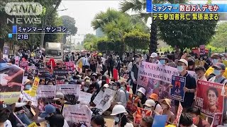 クーデター抗議で数百万人の最大デモか　ミャンマー(2021年2月22日)