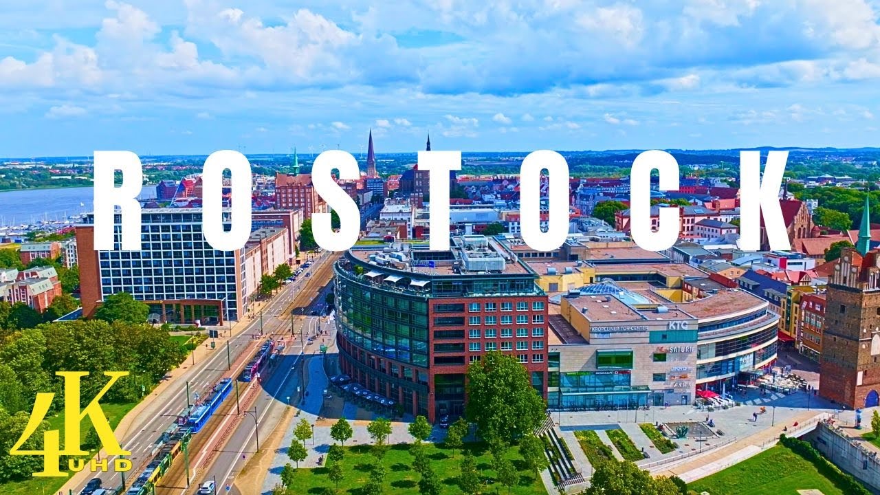 Rostock , Germany 🇩🇪 4K UHD | Drone Footage