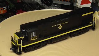 Review & operation of Erie Lackawanna Atlas ALCO C-424 #2405