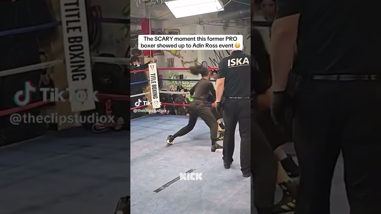 Real BOXER came to ADIN ROSS BOXING EVENT 