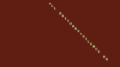 C64 Intro: 1991 Obituary Intro