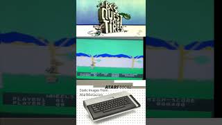 BC's Quest For Tires on Atari 800XL (Atari 400, 800, XL, XE) #atari #atari400 #shorts