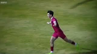 Indiana's Tommy Mihalic scores goal vs. Evansville
