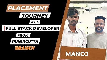 Student placement journey as a Full Stack developer by JSpiders | Hyderabad Punjagutta