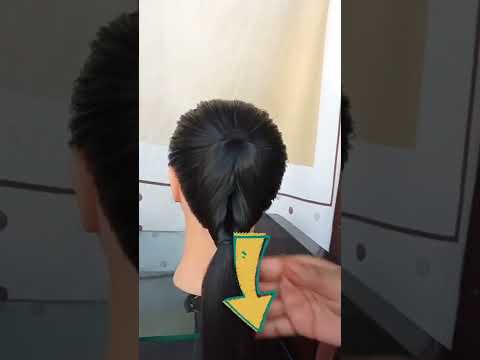 Simple Ponytail Hairstyle | Simple Hairstyle | Short Hair | Hairstyle #shorts #youtubeshorts
