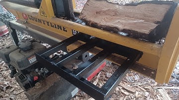 Building a log catcher for my countryline log splitter