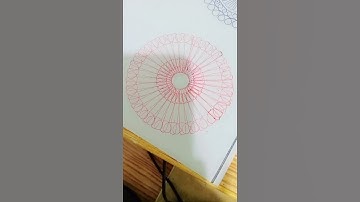 Relaxing Spirograph Loop | Hypnotic Geometric Flow #artisticachievement #art #drawing