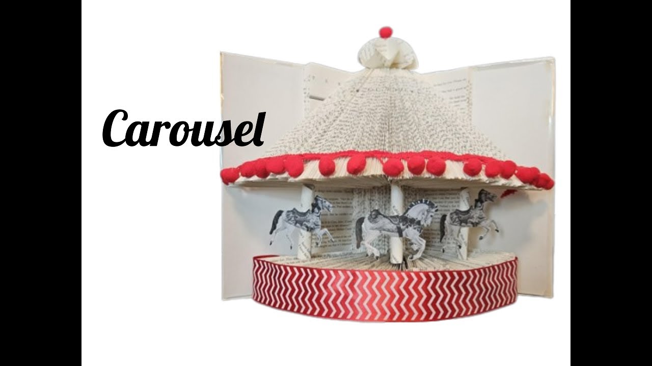 Book Folded Carousel , Merry Go Round