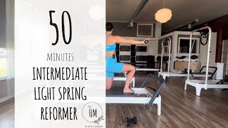 Pilates Reformer | Intermediate Light Spring Workout