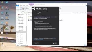 12- Install Visual Studio 2015