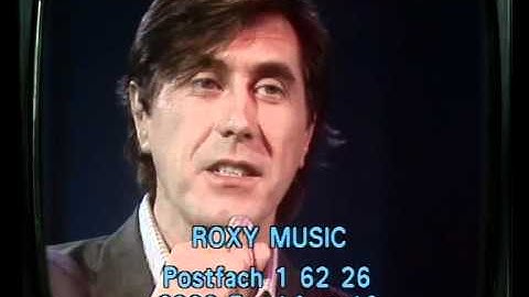Roxy Music - Oh yeah (On the radio) 1980