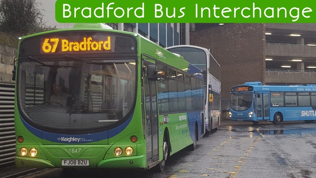 Buses at Bradford Interchange (10/12/19)