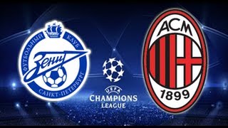 Zenit - Milan 2-3 - Champions League 03102012