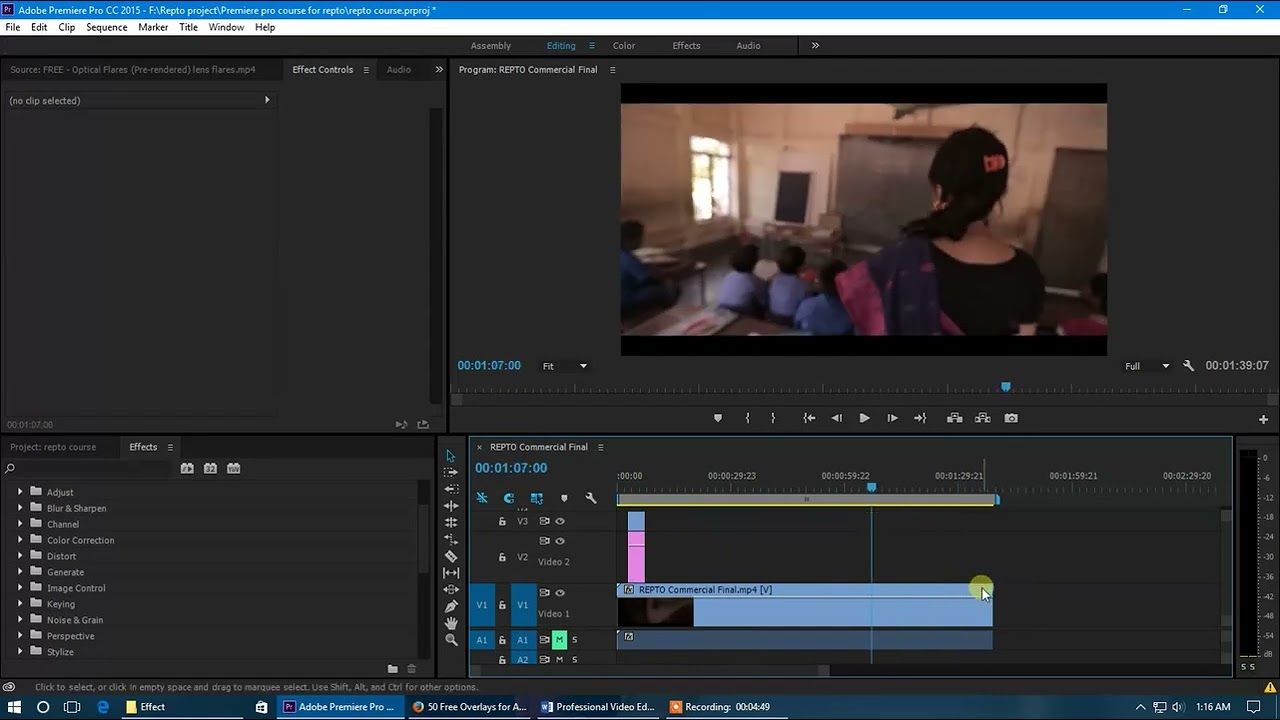 Editing Course 06 Title animation part 02 REPTO