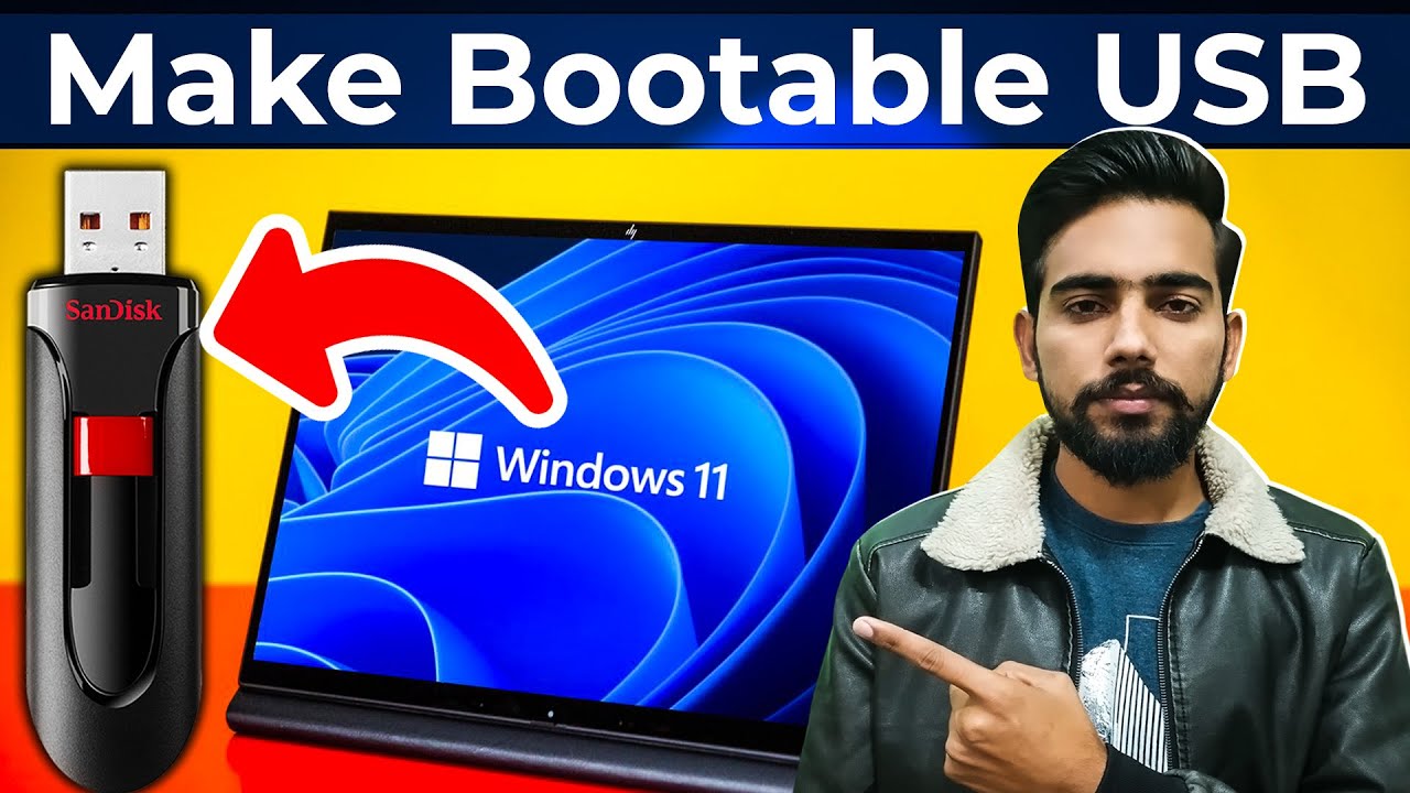 How To Make Windows 11 Bootable USB 2025 | Create Windows 11 Bootable ...