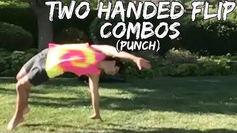 Two Handed Flip Combos: Punch Transition | Tricking Tutorial #136