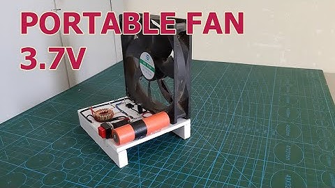 How to Run 12V Power Supply Fan on 3.7 Battery