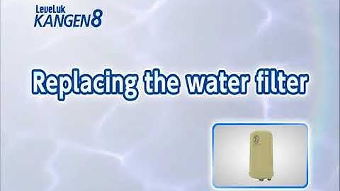 How to change or replace Enagic K8 Kangen Water machine