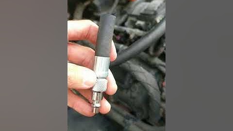 Harbor freight compression tester stuck in engine removal