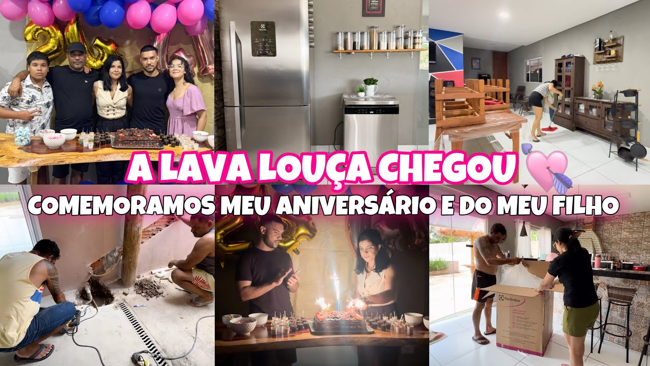 LAVA LOUÇA CHEGOU 😍 Organização da Área Gourmet | Marido Instalou a Lava Louça | MANDANDO BEIJOS 😘