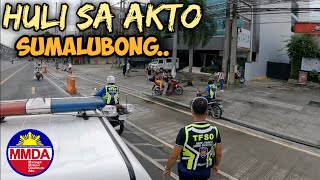 Huli sa akto ang delikadong pag salubong | MMDA Clearing Operation