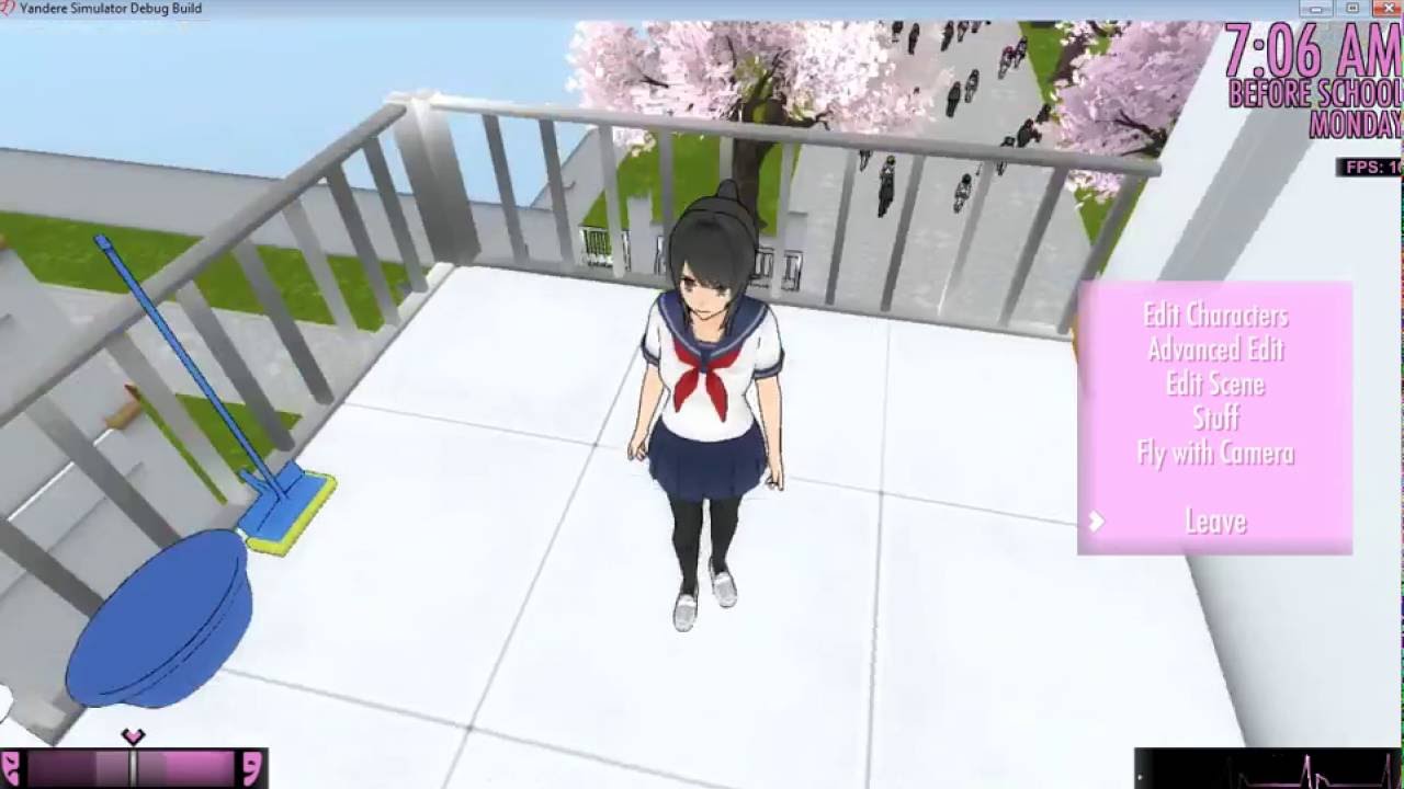 Yandere Simulator - Mod Making - Posing the mop! - YouTube