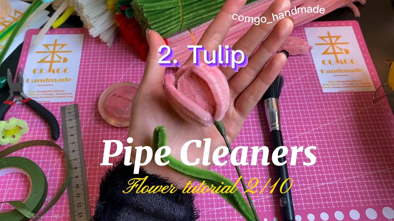 Pipe Cleaners DIY Kit - Tulip