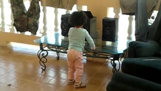 my 2 years old baby dancing