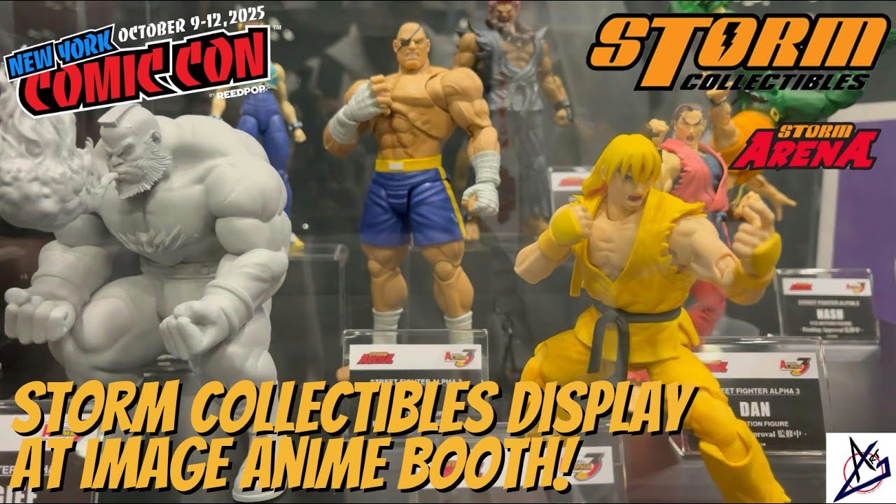 NYCC 2025 -Storm Collectibles Display at Image Anime Booth