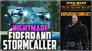 SWTOR Firebrand and Stormcaller 8NiM - Watchman Sentinel | Explosive Conflict Ops lvl 65