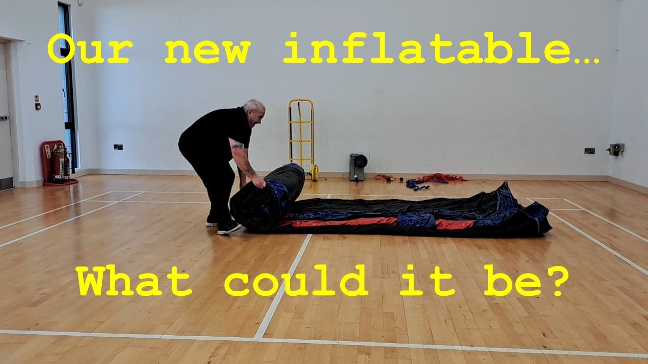 Our new Bouncy Castle Inflatable has arrived....but with a difference