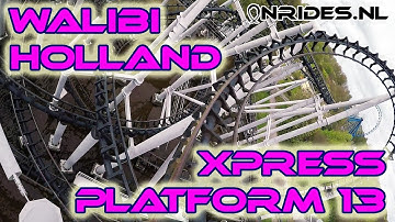 Xpress: Platform 13 HD Onride POV Walibi Holland Netherlands