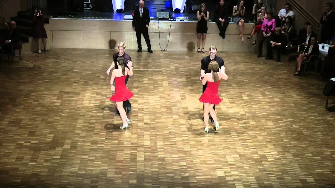 Jive-Einlage der Tanzschule Strömsdörfer