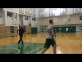 Tyler Zeller slams home dunks and layups after practice