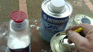 What is the difference between 2k and 1k paint