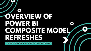 Overview of Power BI Composite Model Refreshes