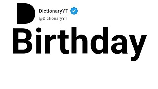 Birthday Antonyms | Opposite Words 
