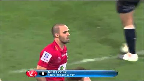 Nick Frisby Try vs Rebels