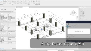 Structural elements auto-modeling from CAD drawing using Revit Dynamo in less than 105 seconds!!