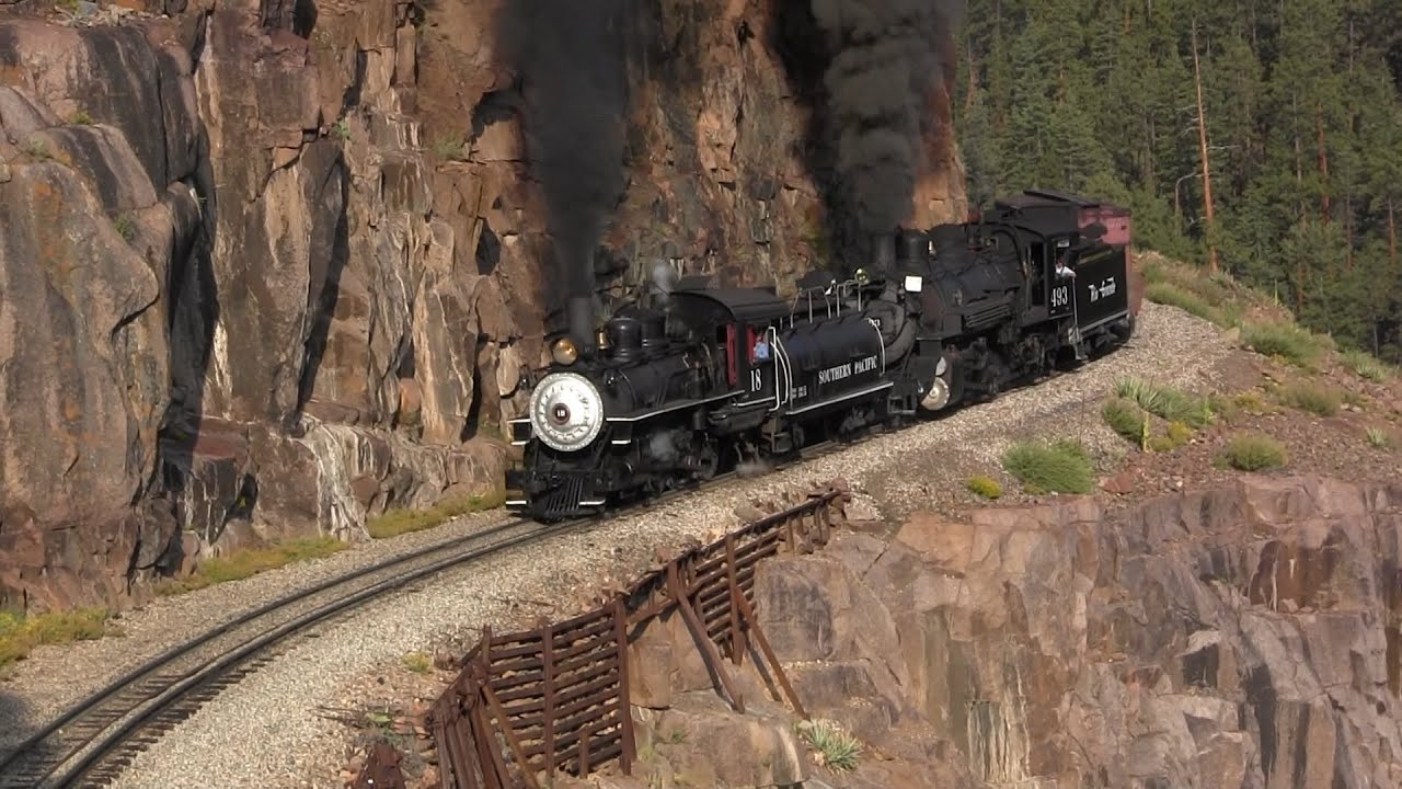 Durango & Silverton Railroad 282 K37 493 & SP 460 18 photo