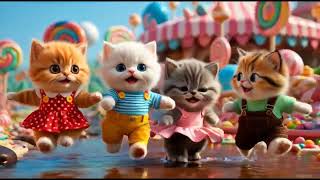 Kutuma Kutu Viral Song Little Cute Kity Cats Dance - Candy Fun - Kutu Ma Kutu