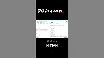 Rat in a Maze problem #dsa#cpp#recursion #backtracking @CodeLinkInDescriptionBelow