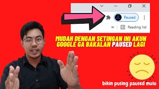 cara mengatasi akun google chrome selalu paused | chrome sync paused