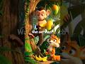 🐵 Bandar Aur Chalak Lomdi 😂 | Jungle Cartoon Story 🌳🔥 #shorts
