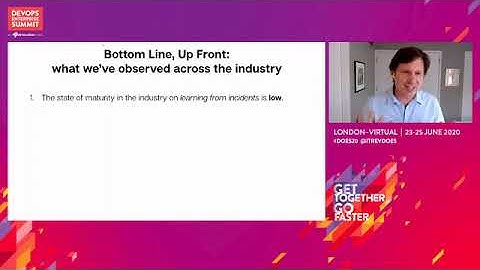 Findings From The Field: Two Years of Studying Incidents Closely - John Allspaw